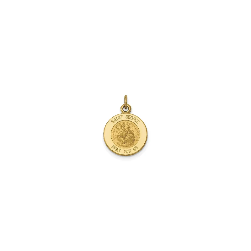 Saint George Medallion Charm (14K)