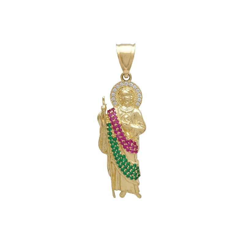 Saint Jude Pendant (14K)