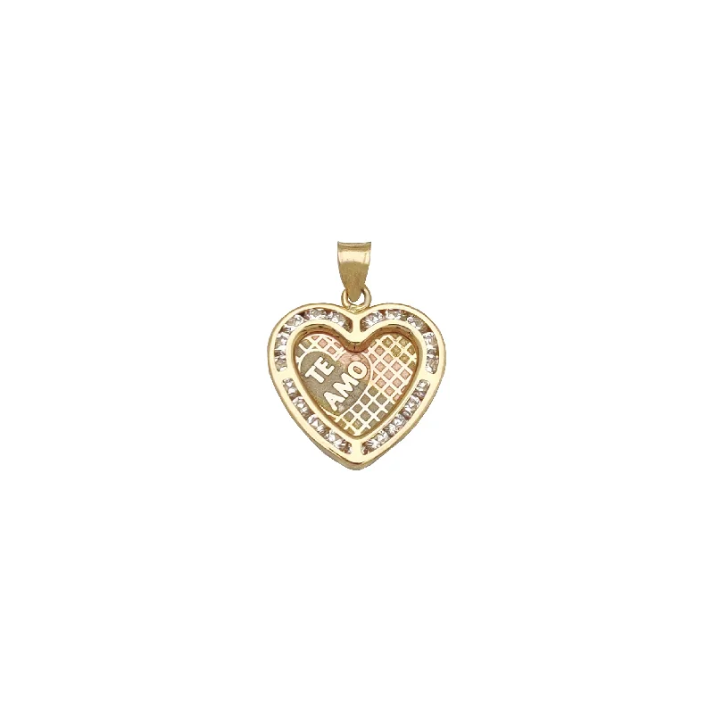 Te Amo Heart Pendant (14K)