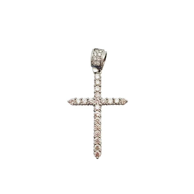 VS Diamond Cross Pendant (14K)