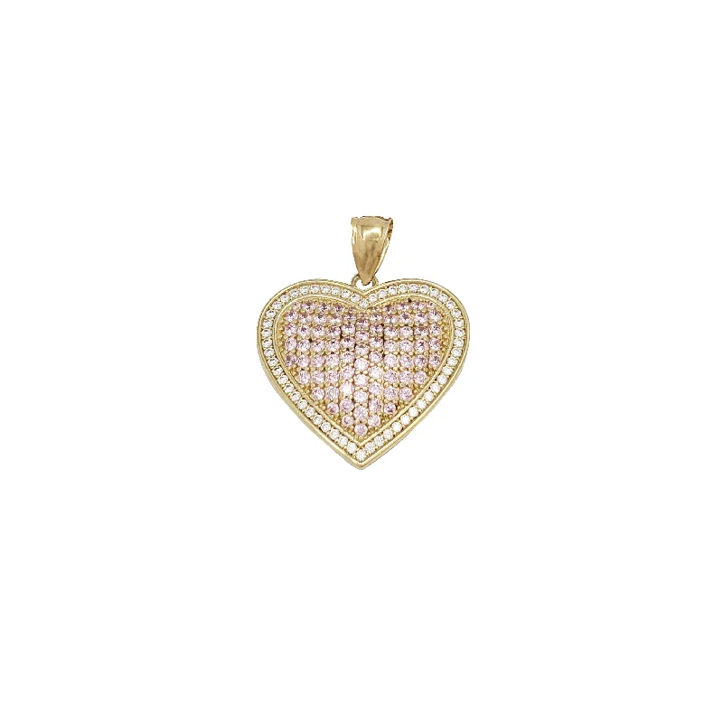 Zirconia Heart Pendant (10K)